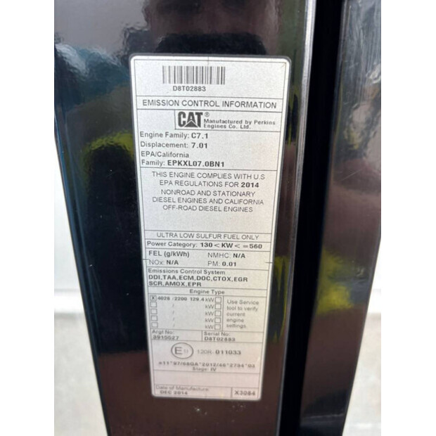 2015 Caterpillar M320F-47131439