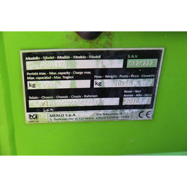 2018 Merlo P40.17-47131877