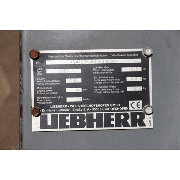 2007 Liebherr L506-47132491