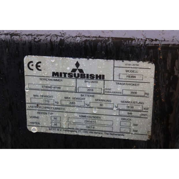 2018 MITSUBISHI FB35N-47133315