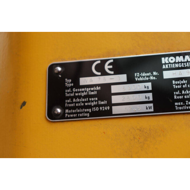 2002 Komatsu WA 75-3-47134675