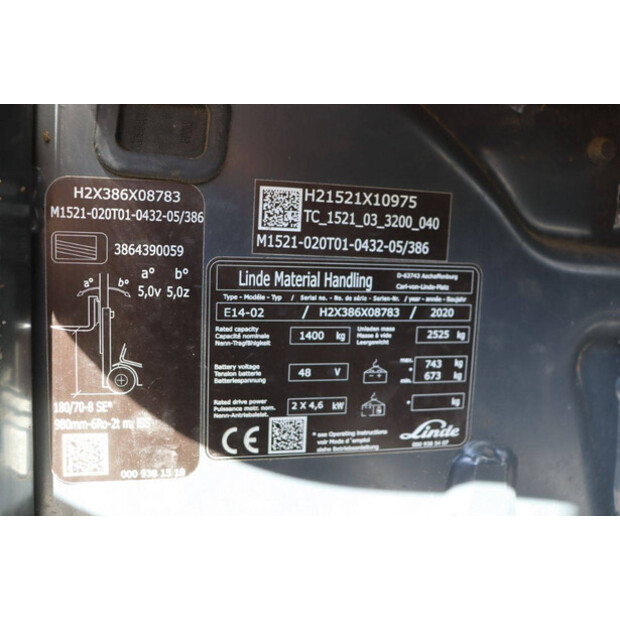 2020 Linde E14-02-47135445