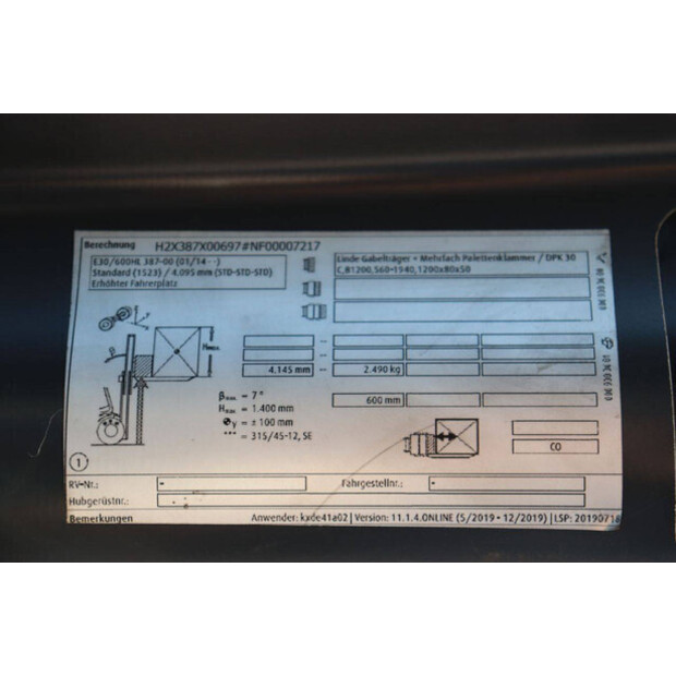 2020 Linde E30HL-01/600-47135667