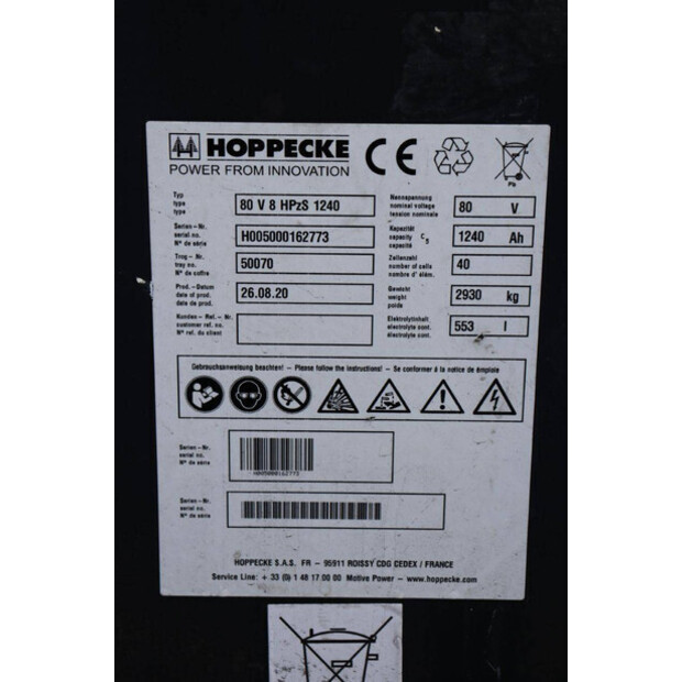 2019 Linde E80-01/900-47135793