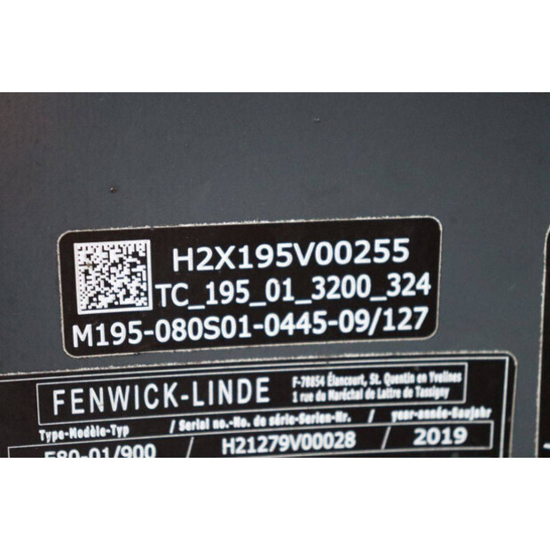 2019 Linde E80-01/900-47135797