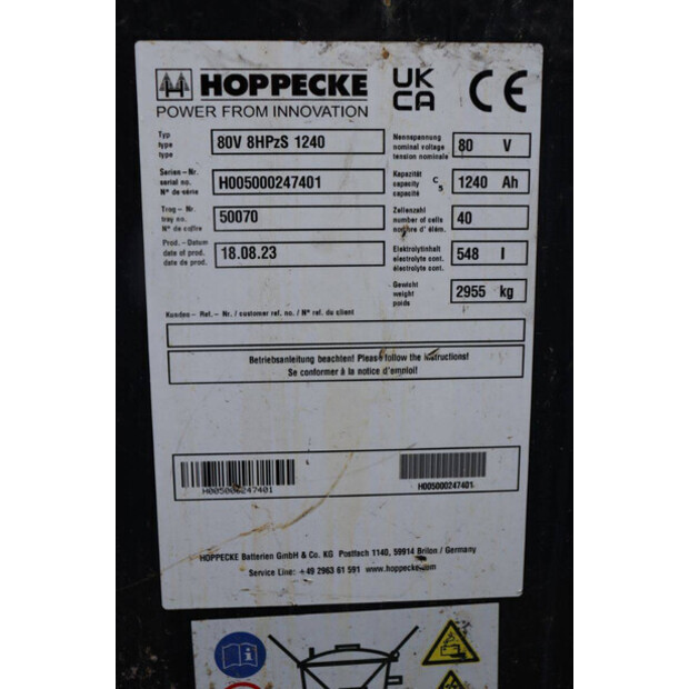 2017 Linde E60-01-47135885