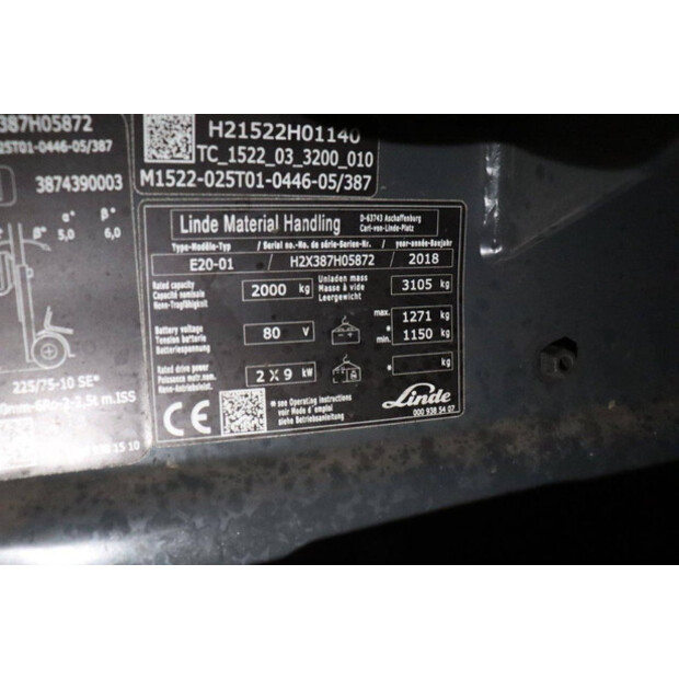 2018 Linde E20-47136895
