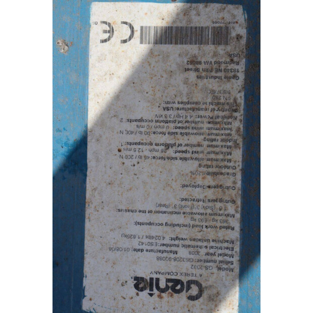 2008 Genie GS-2032-47137311