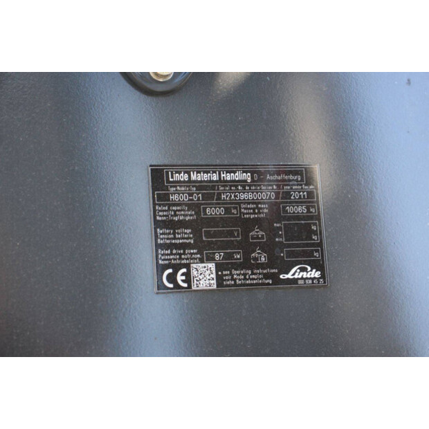 2011 Linde H60D-01-47137793