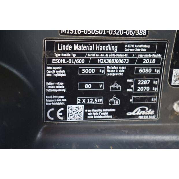 2018 ليندي E50HL-01/600-47138939