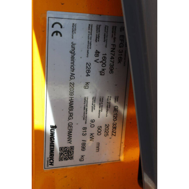 2025 Jungheinrich EFG 316K-47139099