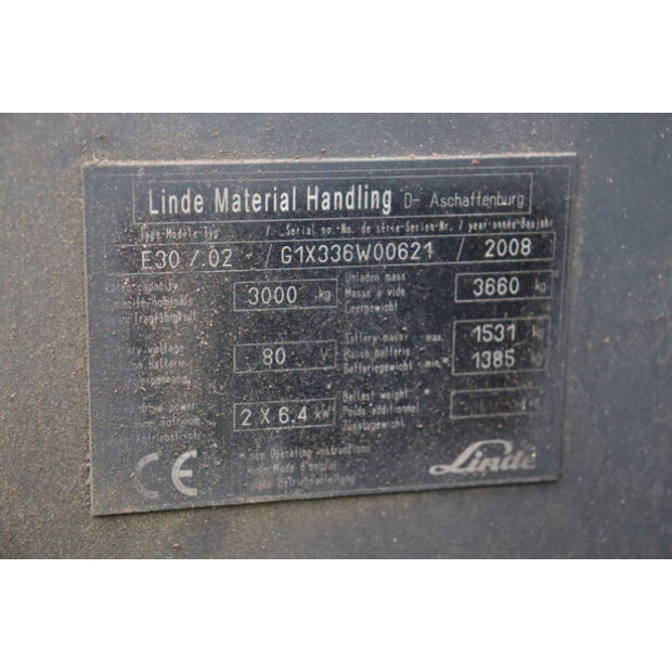2008 Linde E30/02-47139531