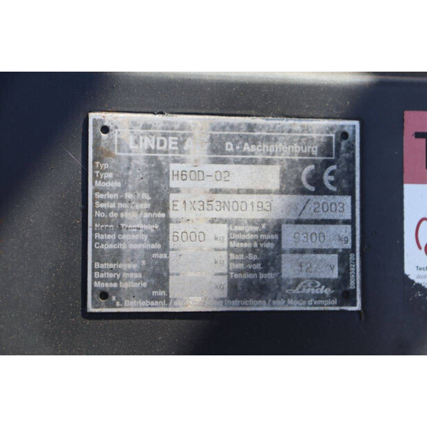 2003 Linde H60D-02-47140107