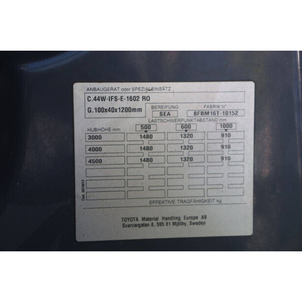 2016 Toyota 8FBM16T-47140470