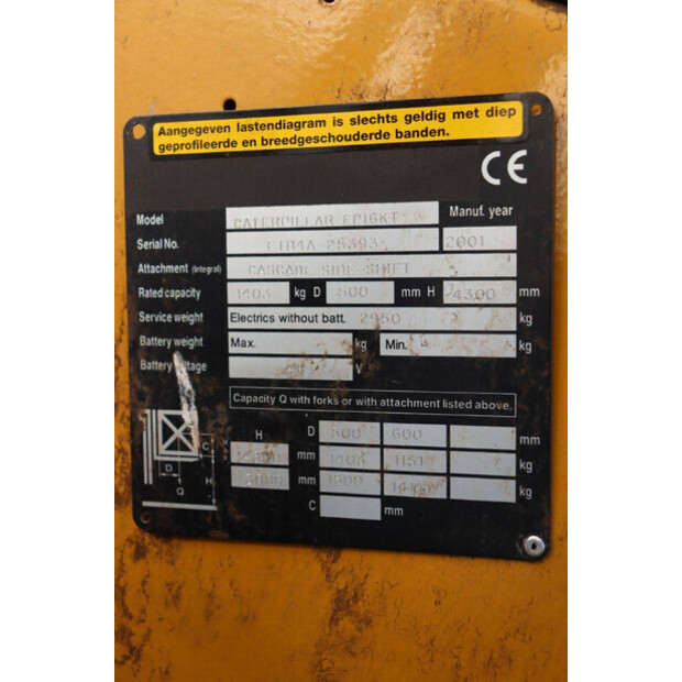 2001 Caterpillar EP16KT-47140611