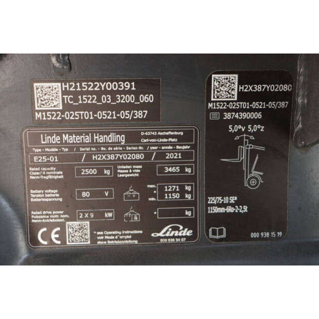 2021 Linde E25-01-47140722