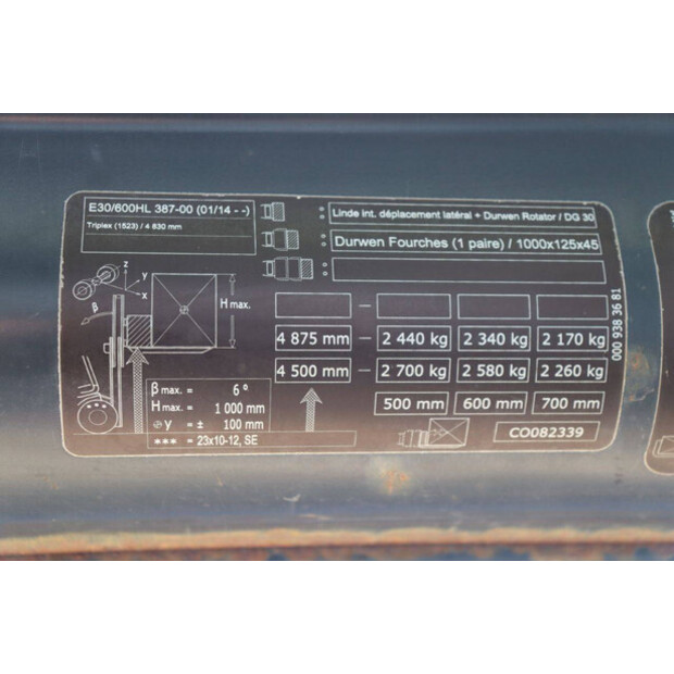 2015 Linde E30HL-01/600-47141574