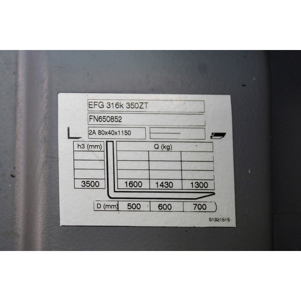 2021 Jungheinrich EFG 316k 350 ZT-47151468