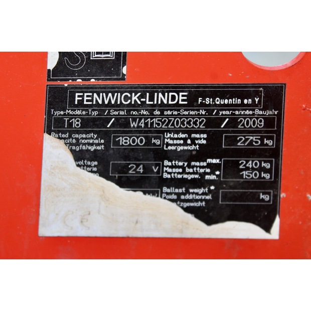 2009 Linde T18-47151670