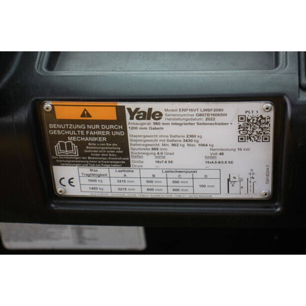 2022 Yale ERP16VT-47159456