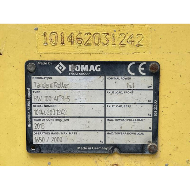 2013 بوماج BW 100 ADM-5-47161467