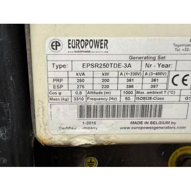 2021 Europower EPSR250TDE-3A-47183773