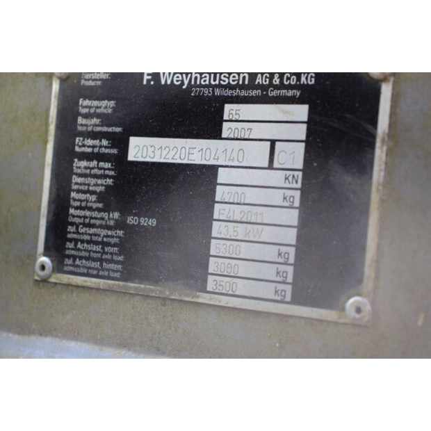 2007 Weyhausen 65-47183810