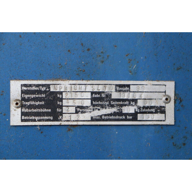 1999 UPRIGHT SL30-47184215
