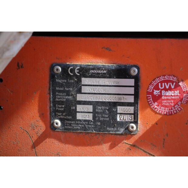 2013 Doosan DX140LCR-47184534