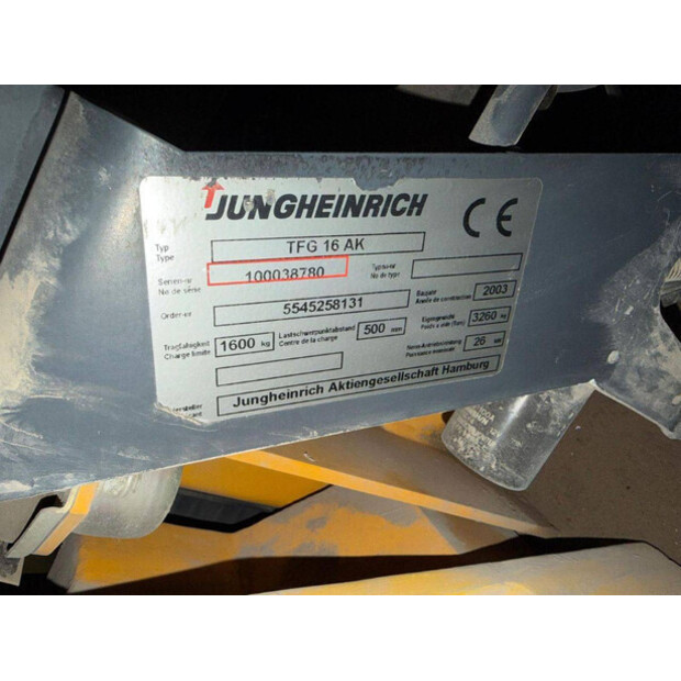 2003 Jungheinrich TFG16AK-47184582