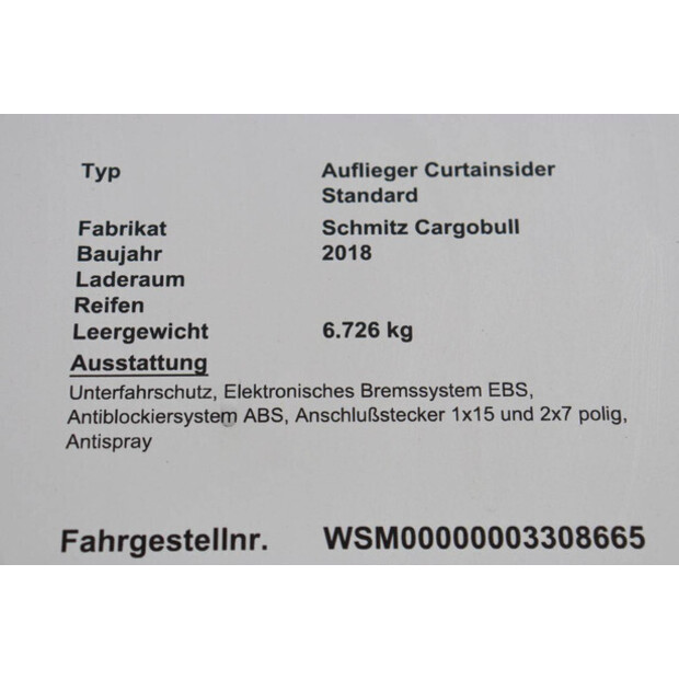 2018 Schmitz Cargobull OTHERS-47207576