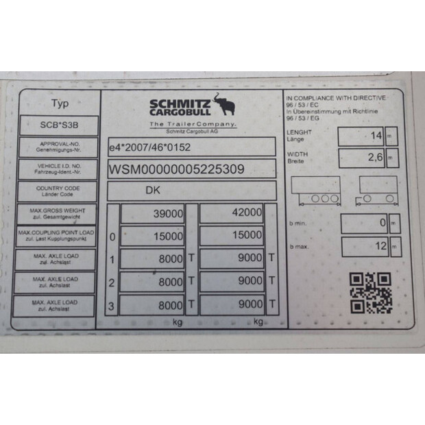 2019 Schmitz Cargobull SCB-S3B-47208203