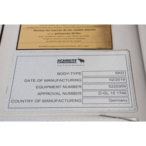2019 Schmitz Cargobull SCB-S3B-47208206