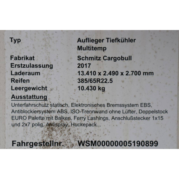 2017 Schmitz Cargobull SCB-S3B-47208266