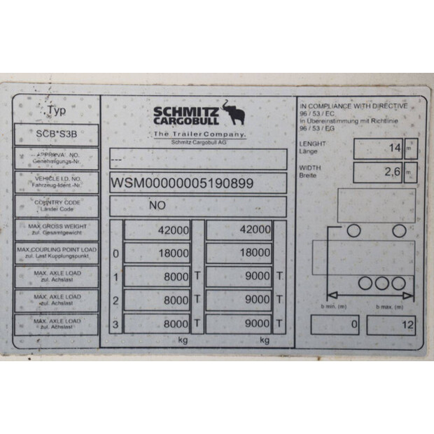 2017 Schmitz Cargobull SCB-S3B-47208267