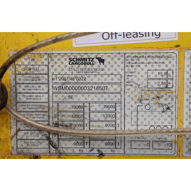 2015 Schmitz Cargobull SCB-S3T-47208473