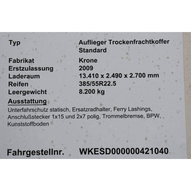 2009 Krone SD-47208578