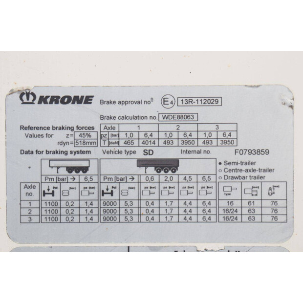 2018 Krone SD-47208986
