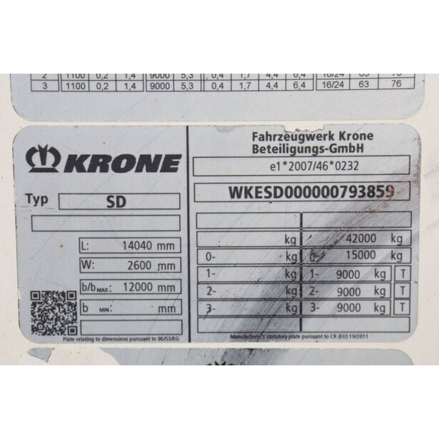 2018 Krone SD-47208987