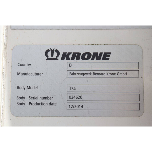 2015 Krone SD-47209159