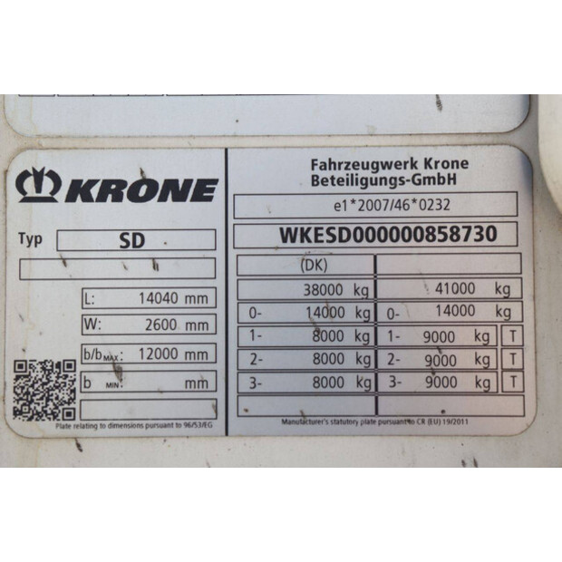 2019 Krone SD-47209217