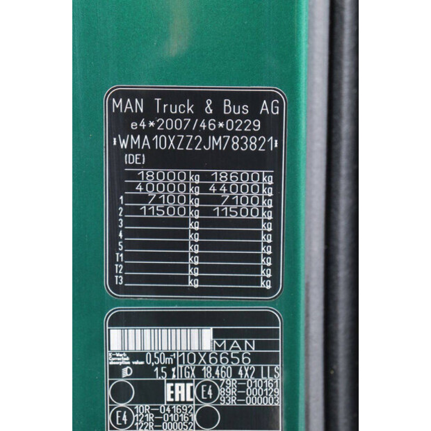 2018 MAN TGX 18.460-47209929