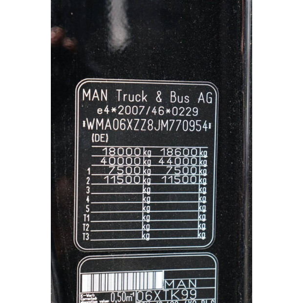 2017 مان TGX 18.460-47210032