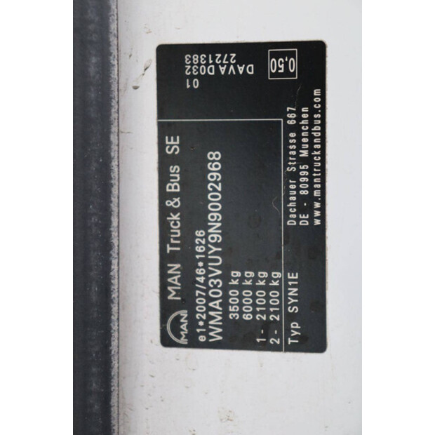 2021 MAN TGE 3.180-47210127