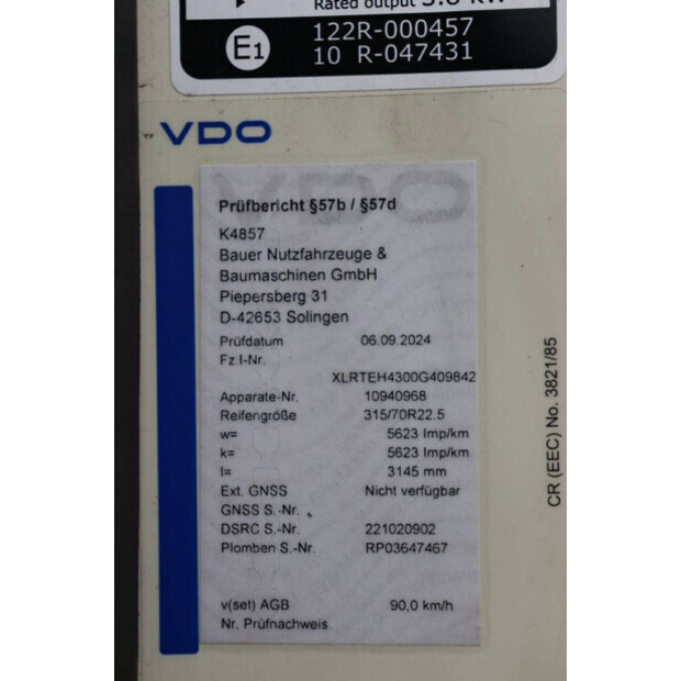 2022 DAF XF 480-47210195