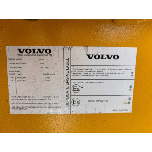 2019 فولفو A40G-47243005