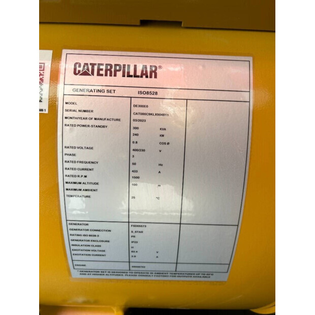 2025 Caterpillar DE300E0 - C9-47245101