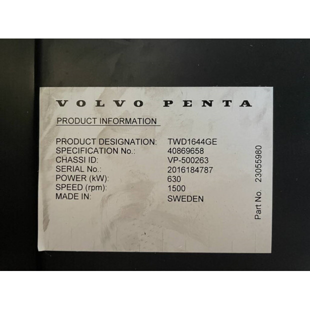 2025 Volvo TWD1644GE-47245168