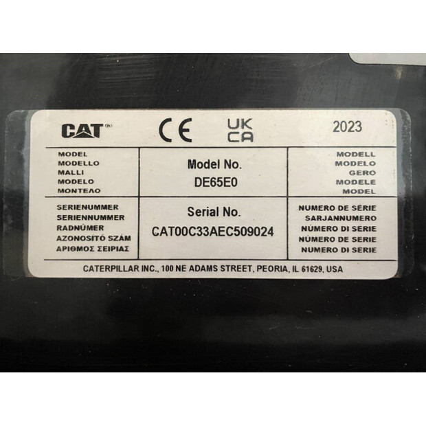 2025 Caterpillar DE65E0-47245379