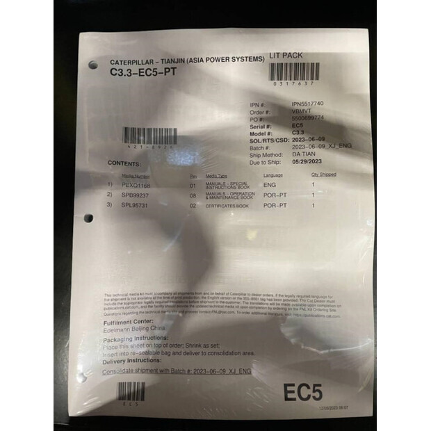 2025 Caterpillar DE65E0-47245381